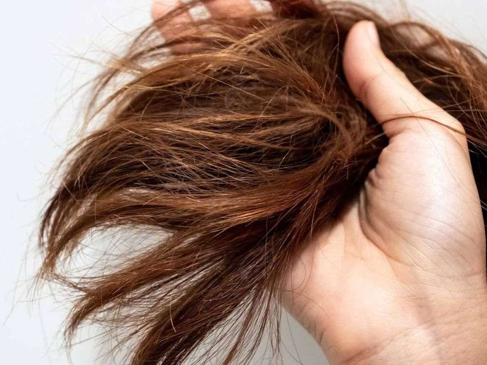 العناية بالشعر الجاف